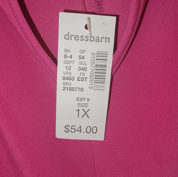 NWT Ashley Graham Beyond Pink Stylish Dress Size 1X - Picture 6 of 11